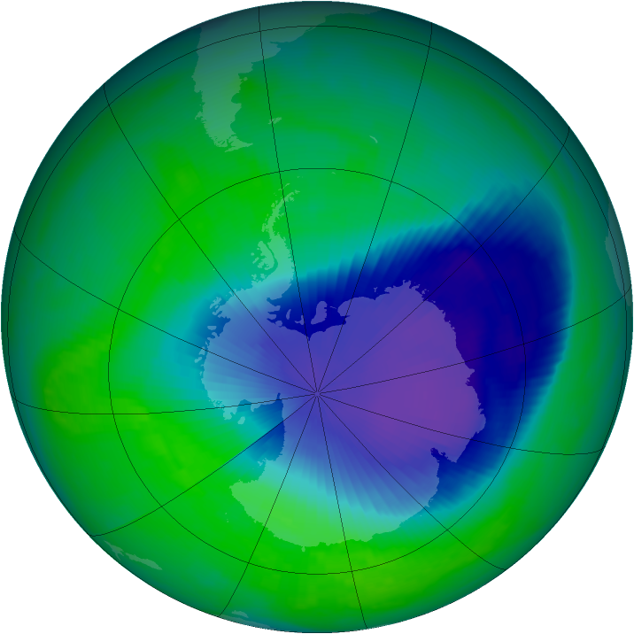 Ozone Map 1998-11-14